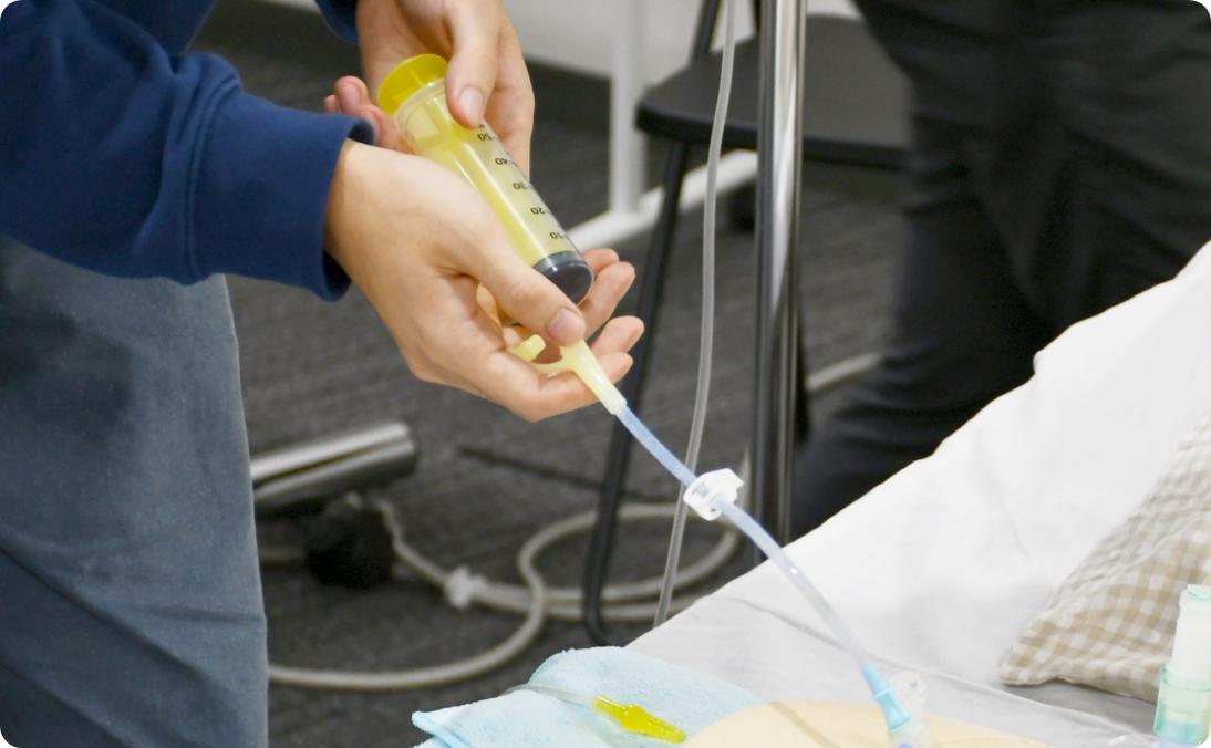 ご利用者さま就寝中